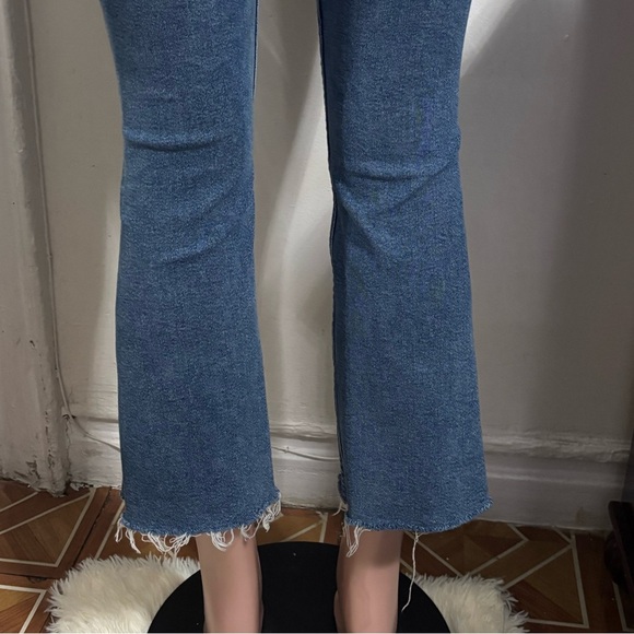 All Saints Blue Flare Wide Leg Jeans - Picture 11 of 16